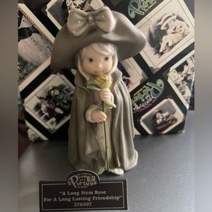 Kim Anderson figurine - Long stem rose for a long lasting friendship